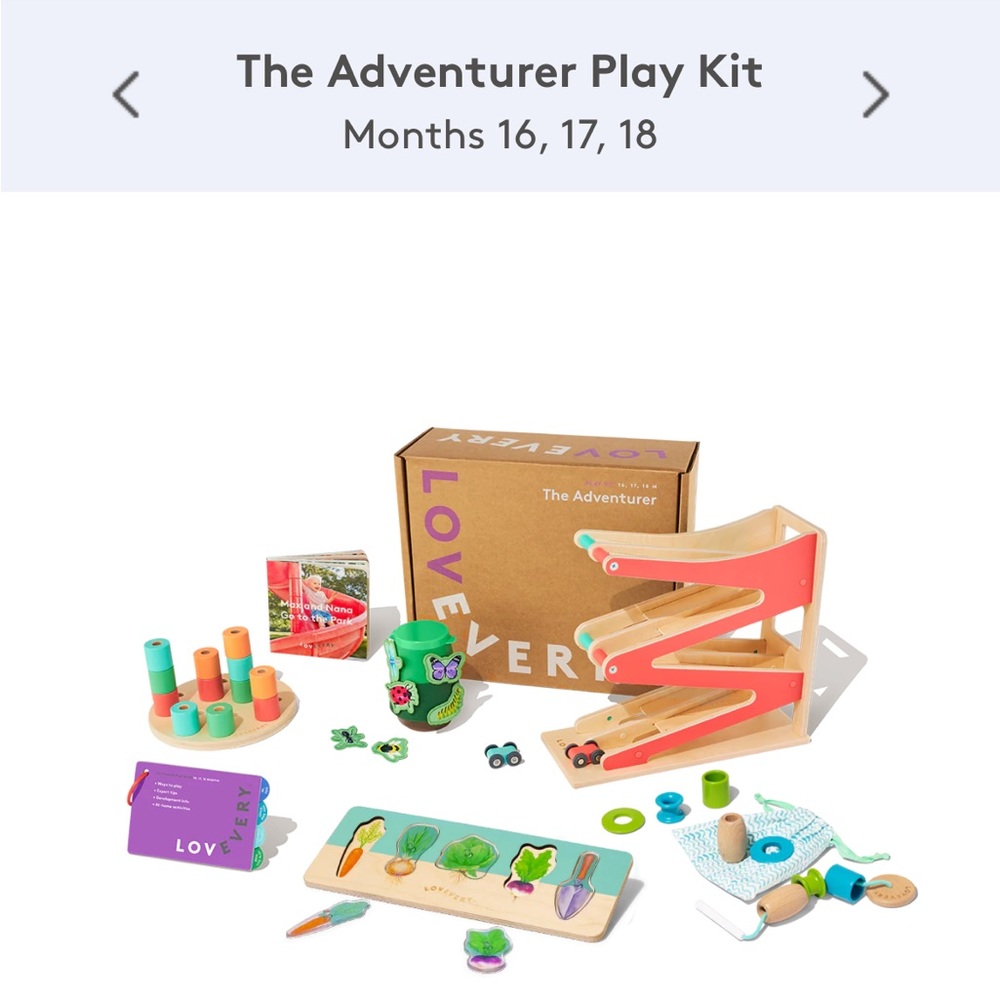 LOVEVERY The Adventurer Play Kit - Like New
